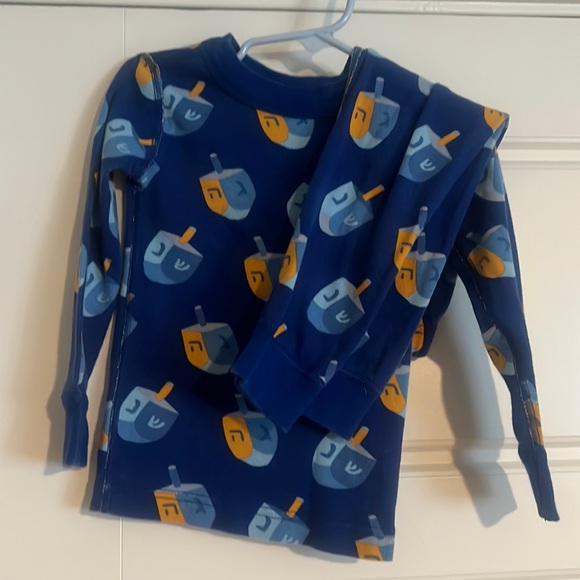 Hanna Andersson Other - Hanna Andersson Hanukkah Dreidel Long Pajama Set Size 3T 8 Little Sleepies posh